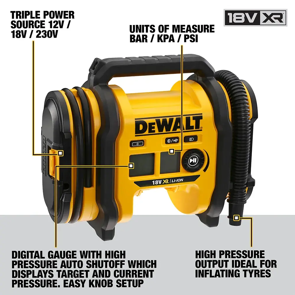 18V XR® Inflator - Bare Unit