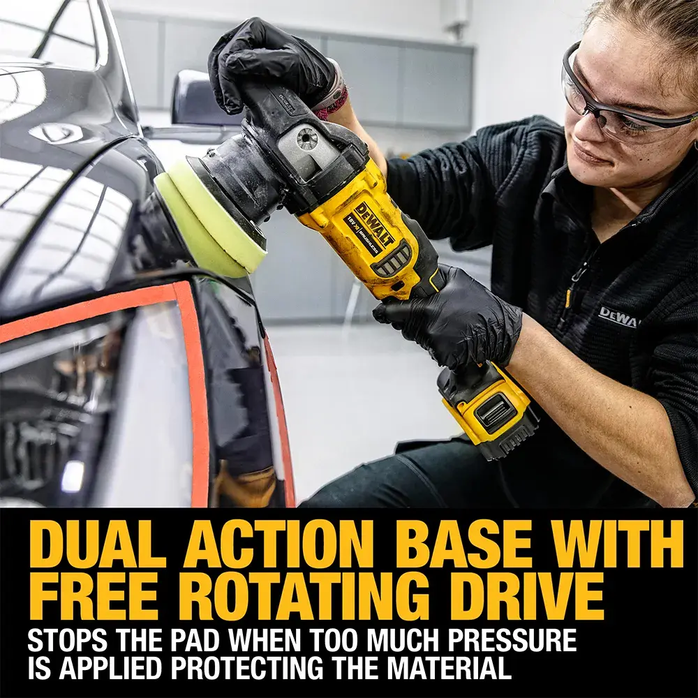 18V XR® Brushless 125mm Dual Action Polisher - Tool Only