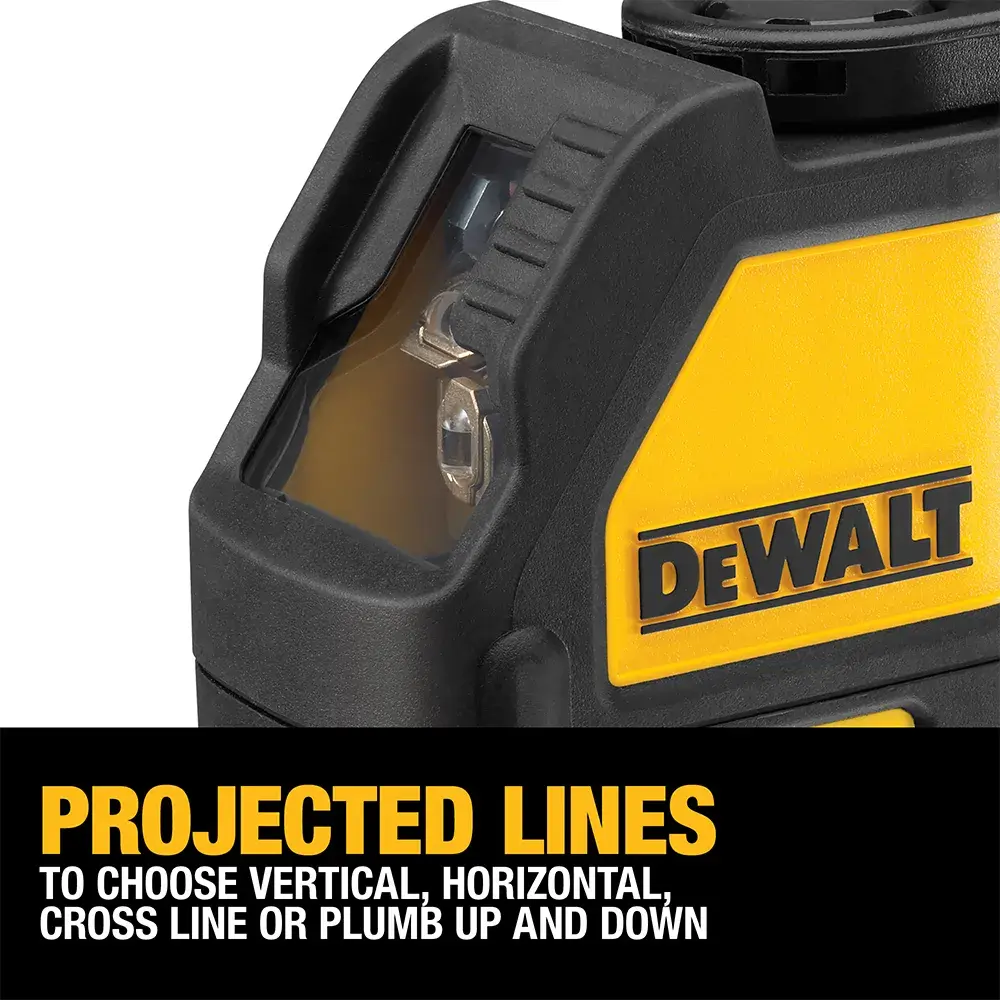 DEWALT DW0822CG, DW0822 outil pour marquage sur sol de construction, cadre en acier visible.