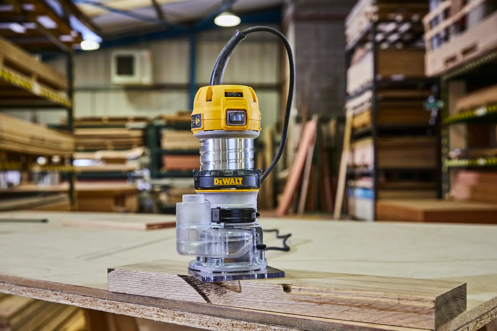 DEWALT® 900W 1/4" Fixed Base Router