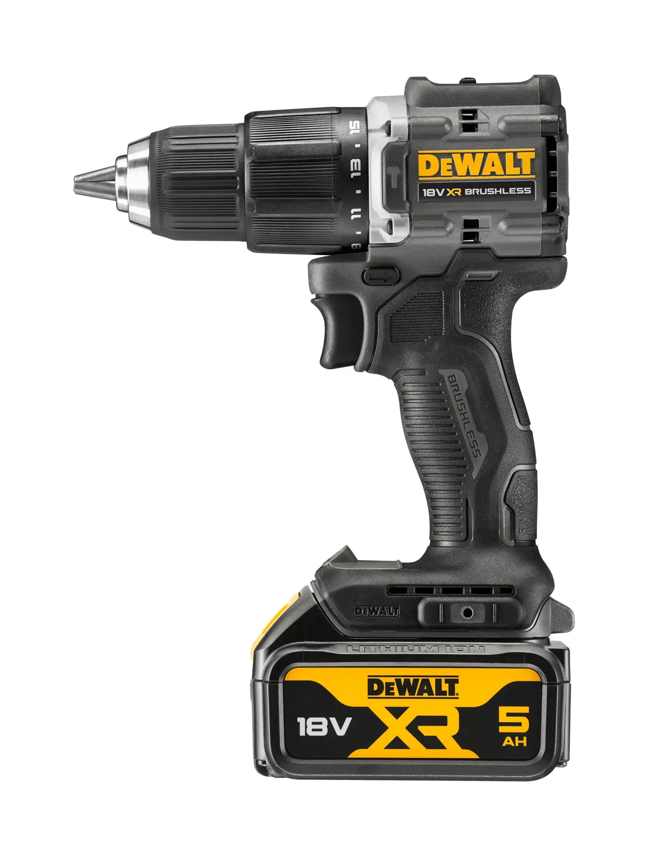 DEWALT® 18V XR® Brushless 100 Year Hammer Drill Driver - 2 X 5AH