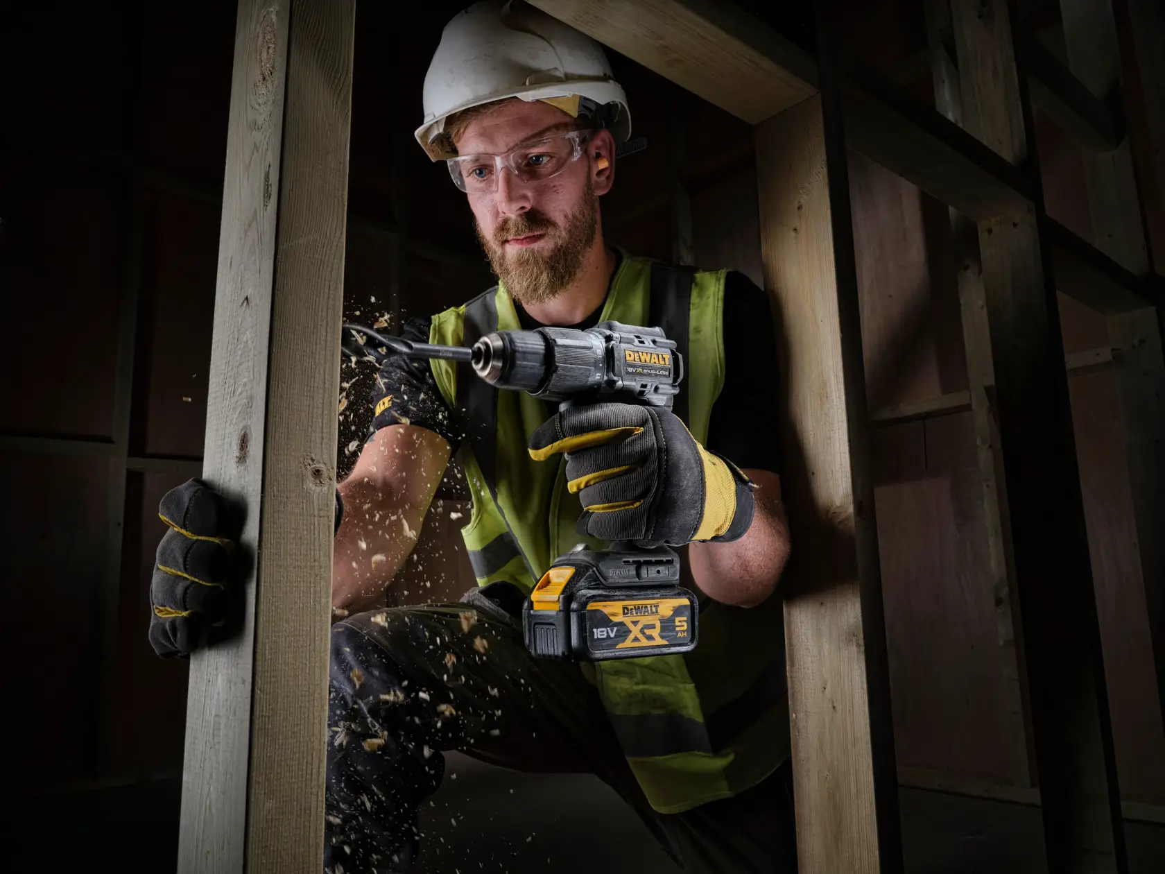 DEWALT® 18V XR® Brushless 100 Year Hammer Drill Driver - 2 X 5AH