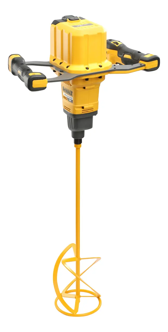 54V XR FLEXVOLT Dual Handle Paddle Mixer with (2) 9Ah FLEXVOLT Batteries