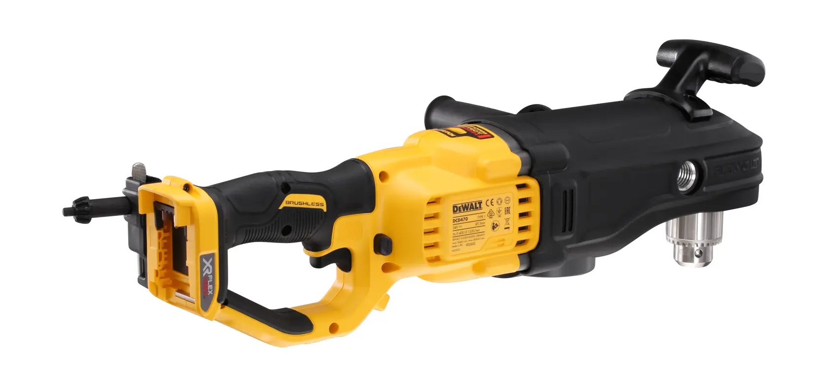 54v XR® Brushless Right Angle Stud, Joist And Core Drill - Bare Unit