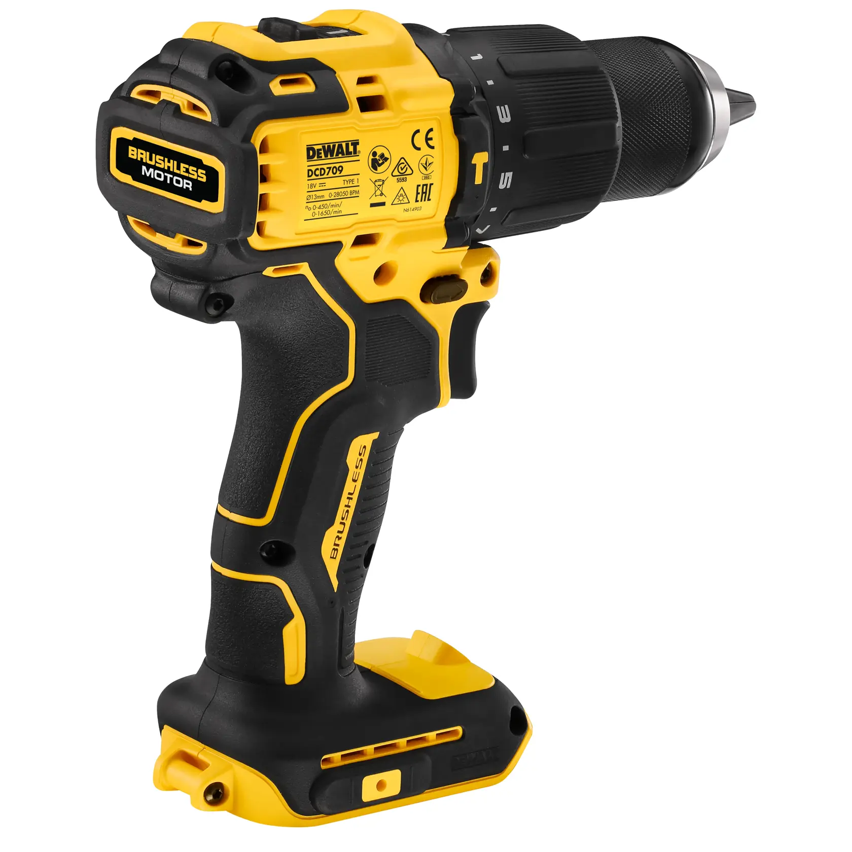 DEWALT® 18V XR® Brushless Hammer Drill Driver (Tool Only)
