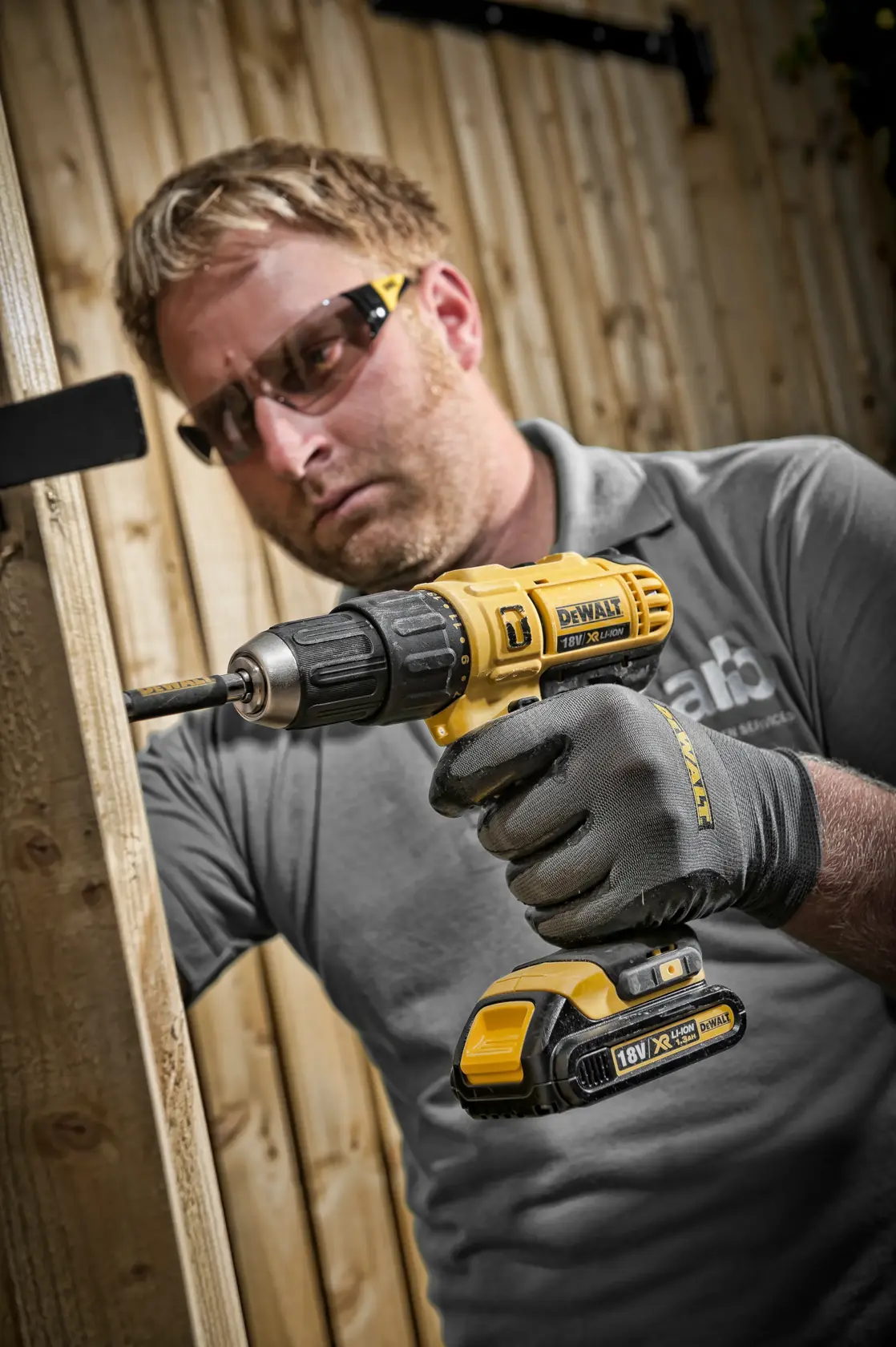 DEWALT® 18V XR® Drill Driver - 1 X 1.3Ah Batteries