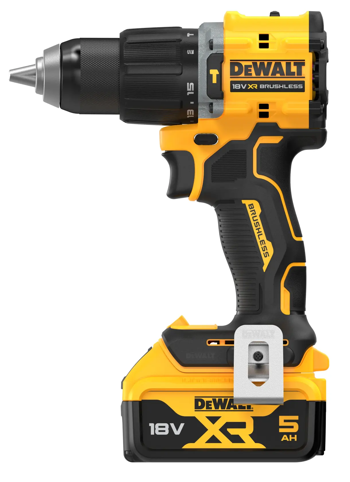 DEWALT® 18V XR® Brushless Compact Hammer Drill Driver - 2 x 5AH