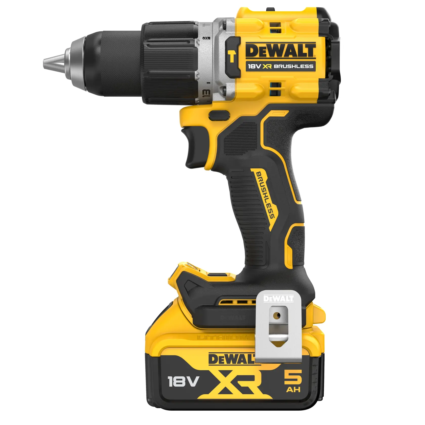 DEWALT® 18V XR® Brushless Hammer Drill Driver - 2 X 5Ah Batteries