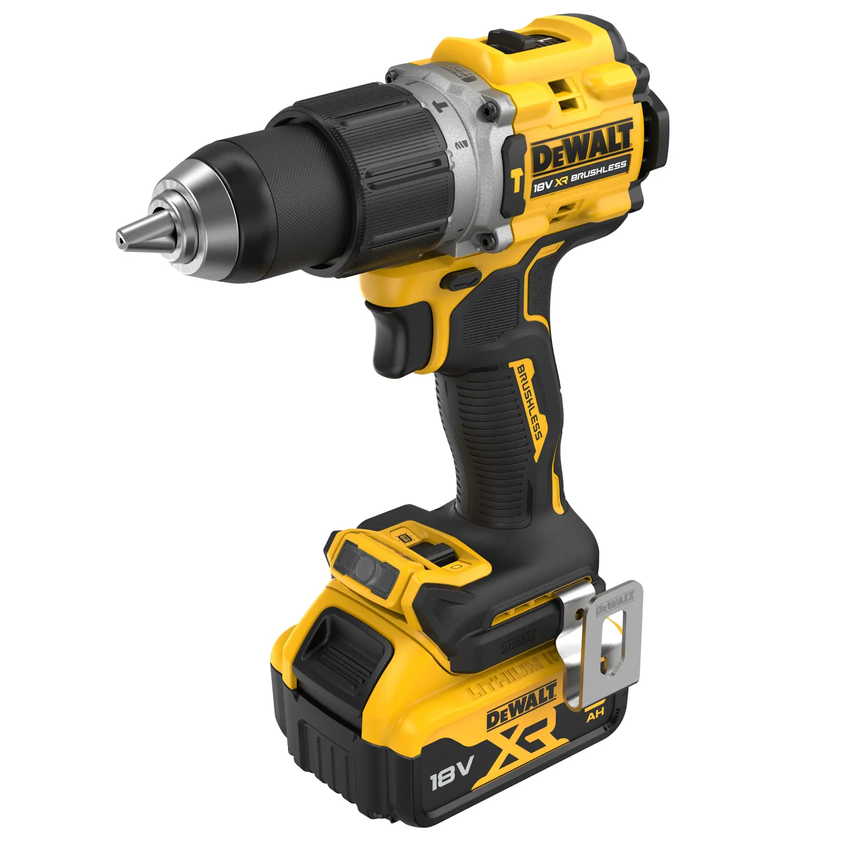 DEWALT® 18V XR® Brushless Hammer Drill Driver - 2 X 5Ah Batteries
