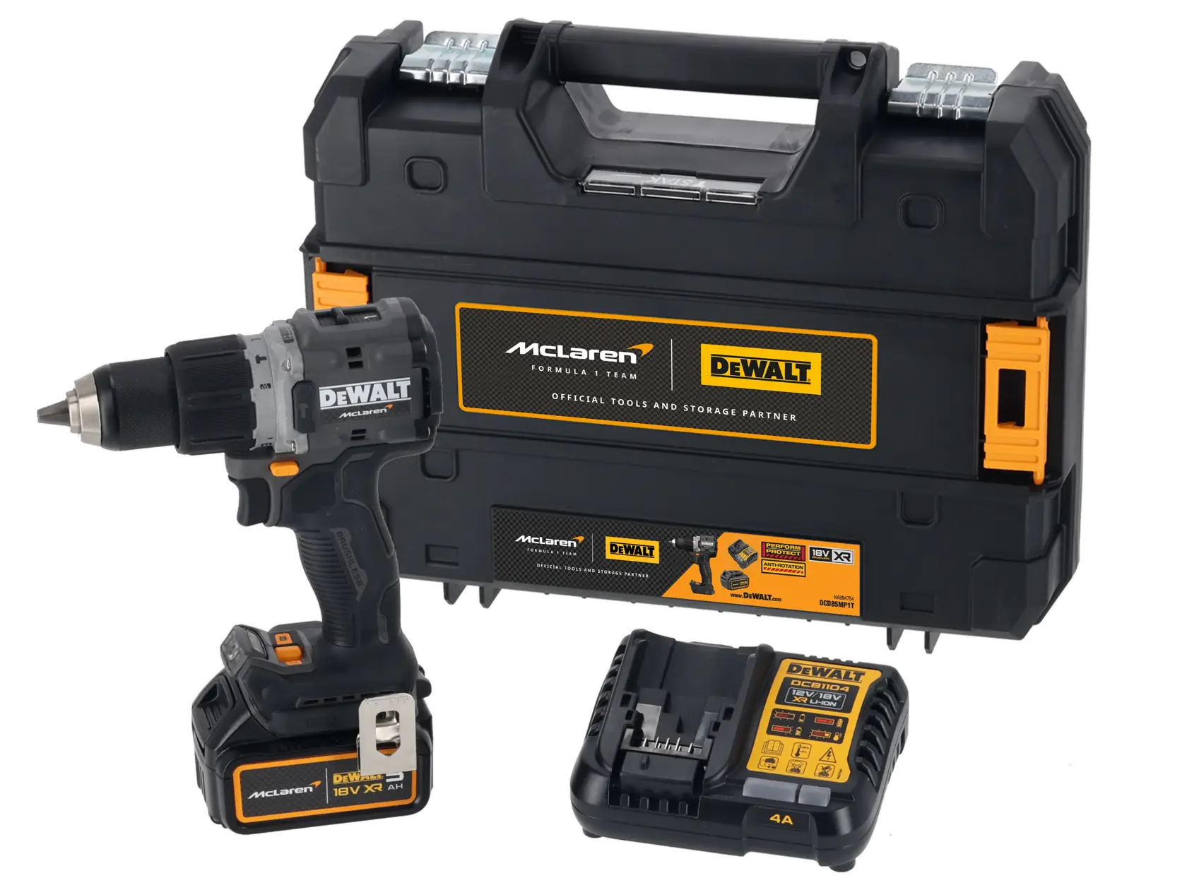 DEWALT® x McLaren F1 Team 18V XR® Brushless Hammer Drill Driver - 1 x 5AH