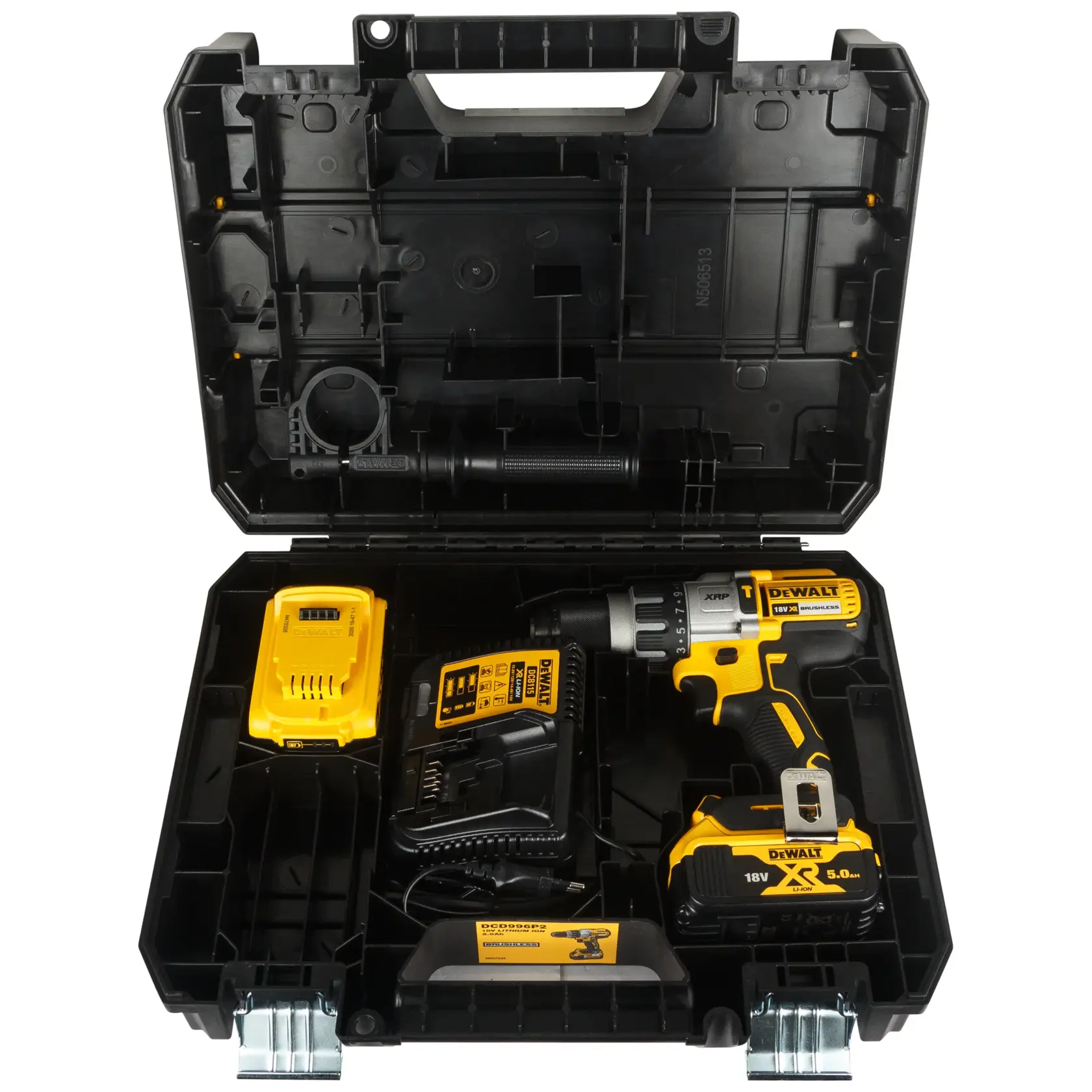 DEWALT® 18V XR® Brushless Premium Hammer Drill Driver - 2 X 5Ah Batteries