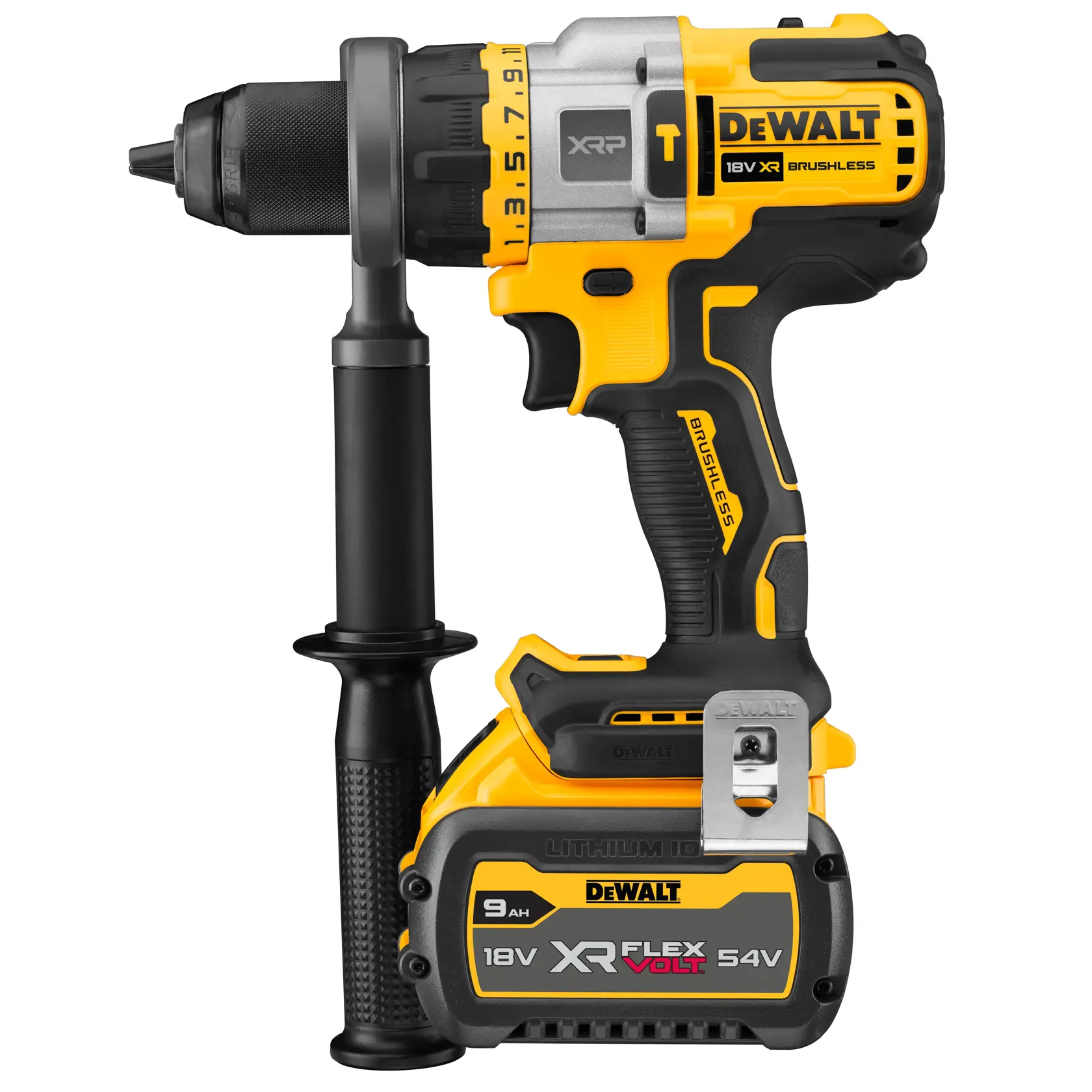 DEWALT® 18V XR® XRP Hammer Drill Driver With FLEXVOLT® ADVANTAGE (1 X 9 Ah)