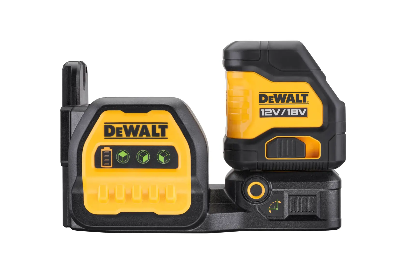 DEWALT® 12V / 18V XR® 3 x 360° Compact Cross Line Green Beam Laser (Tool Only)
