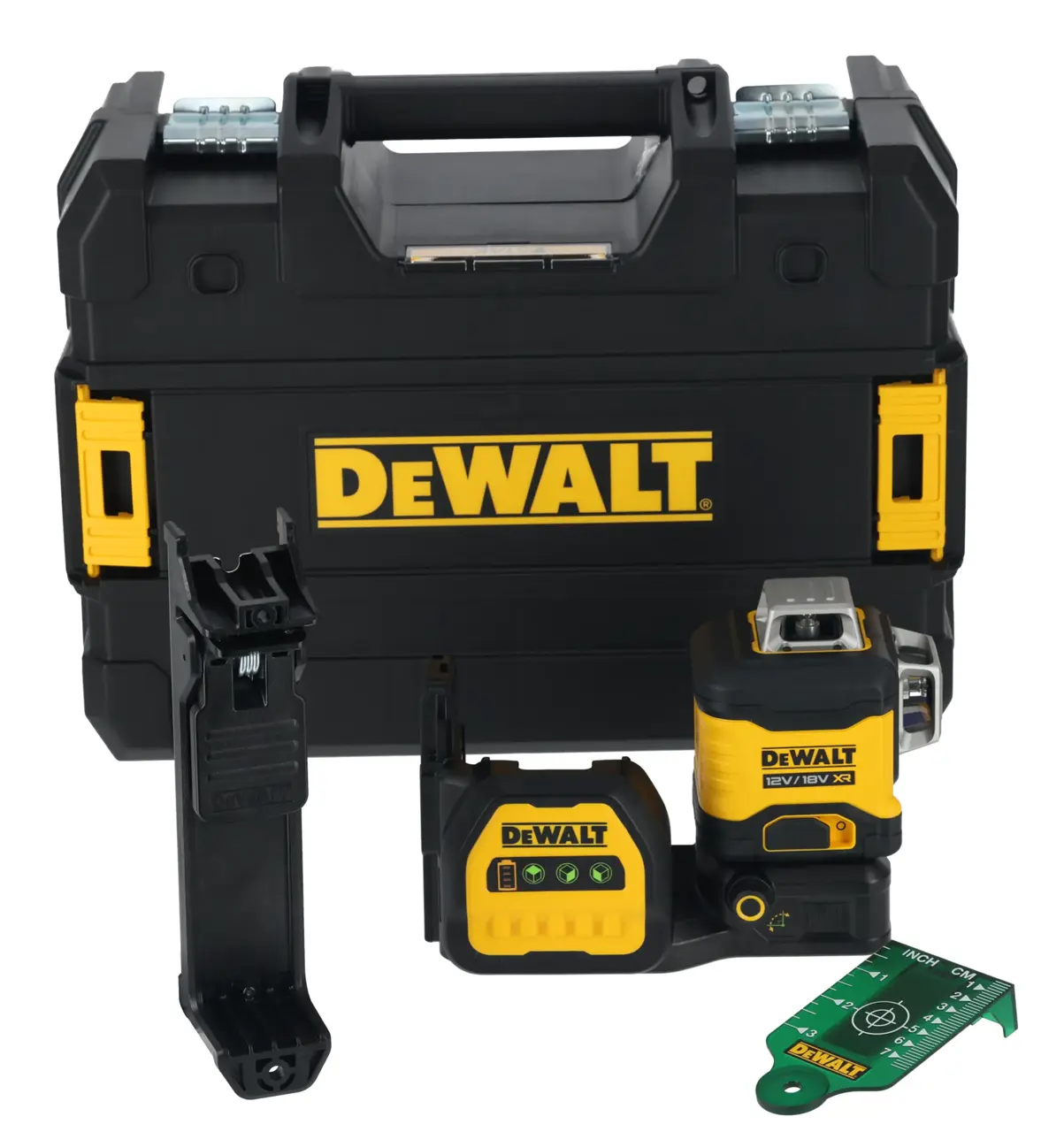 12V / 18V XR 3 x 360° Cross Green Beam Laser (Tool Only)