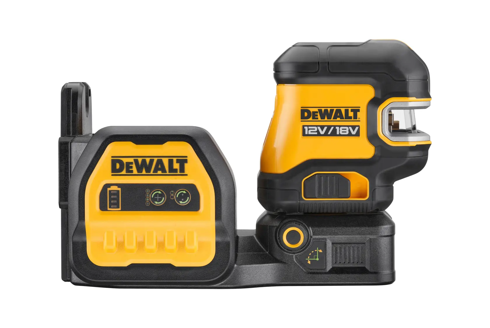 DEWALT® 12 / 18V 2-Point and Cross Green Beam Laser (Tool Only)