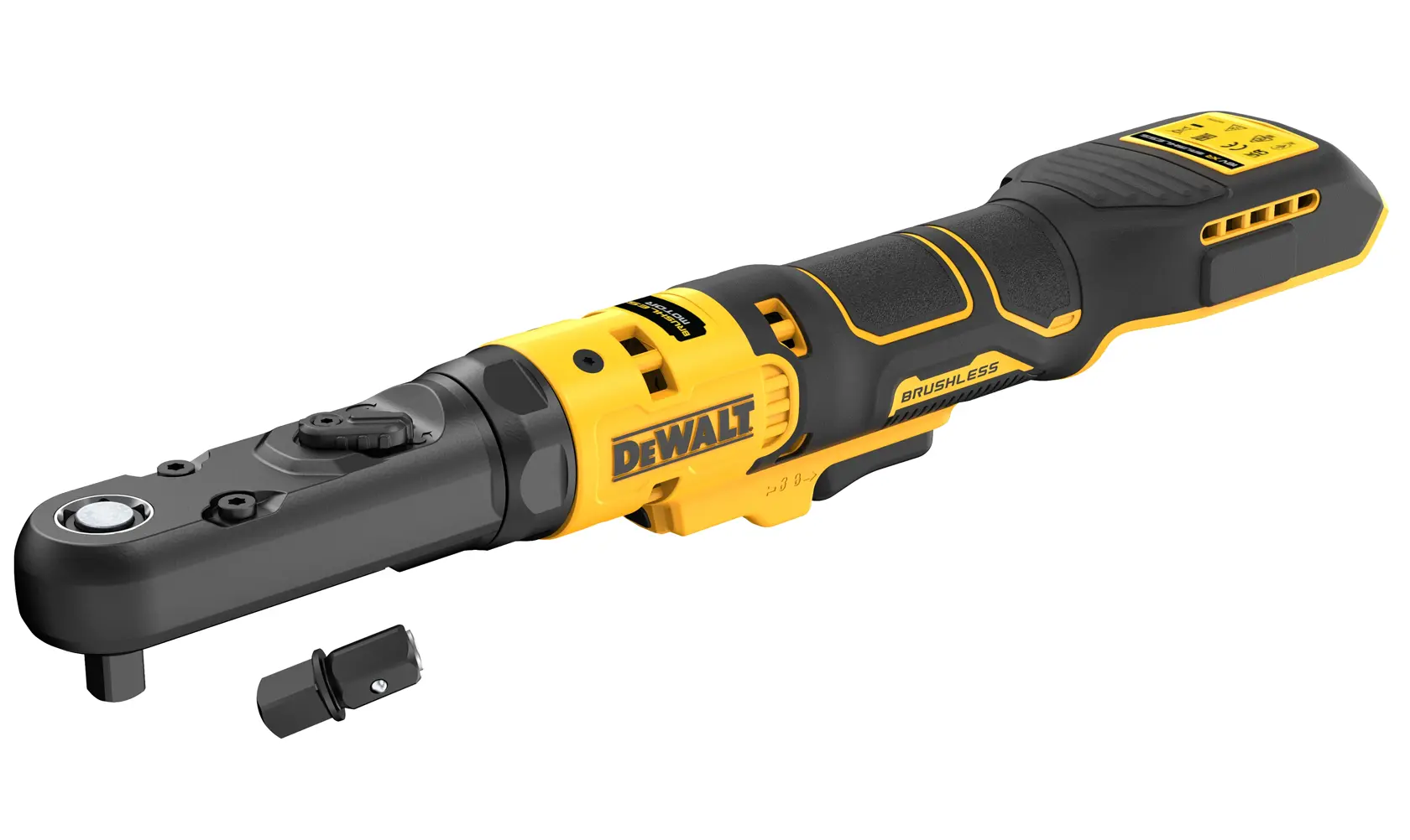 18V XR® Brushless Sealed Head Ratchet 1/2-in And 3/8-in - Bare Unit