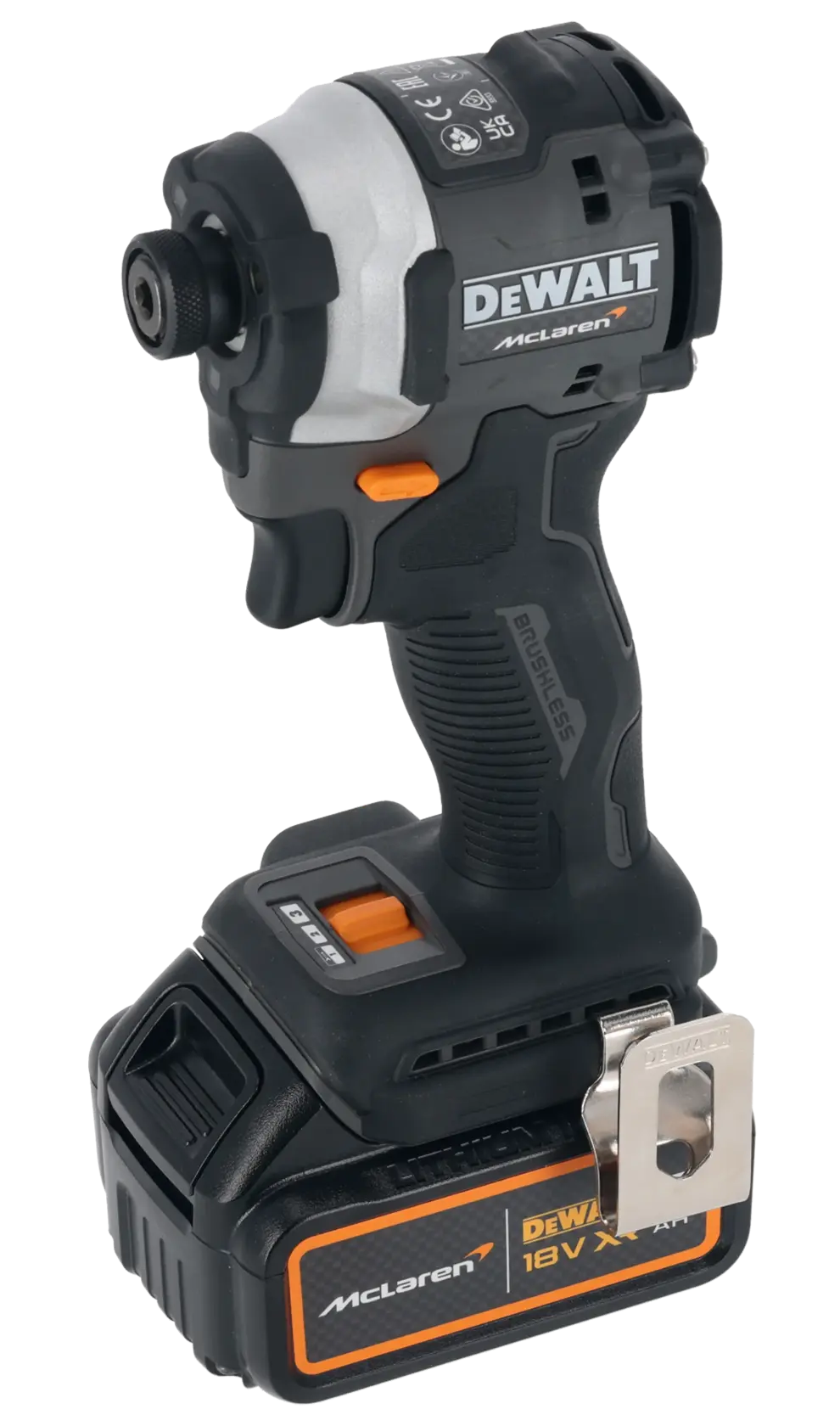 DEWALT® x McLaren F1 Team 18V XR® Brushless Impact Driver - 1 x 4AH