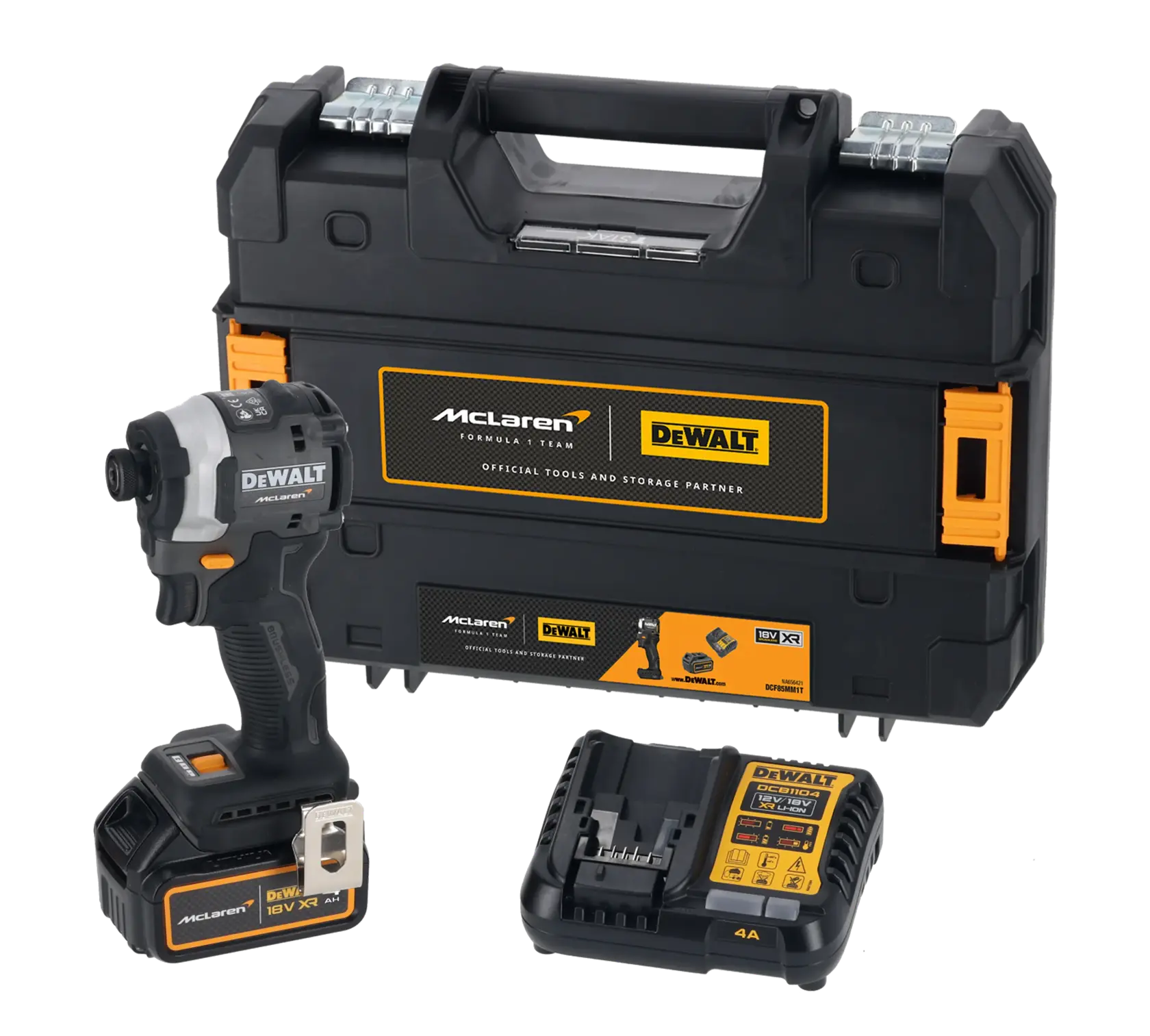 DEWALT® x McLaren F1 Team 18V XR® Brushless Impact Driver - 1 x 4AH