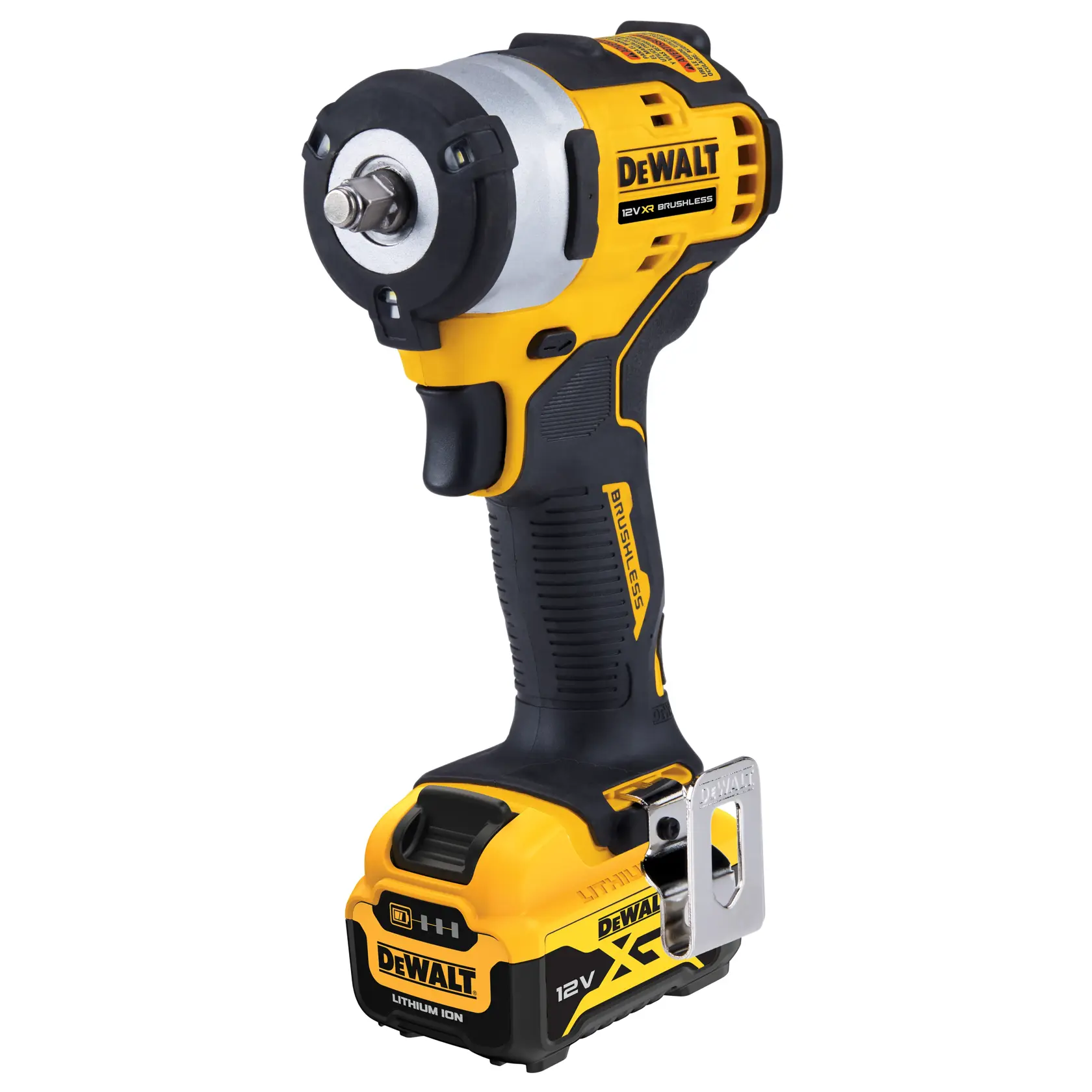 12v XR® Brushless 3/8" Hog Ring High Power Sub-compact Impact Wrench - 1 X 5ah Battery