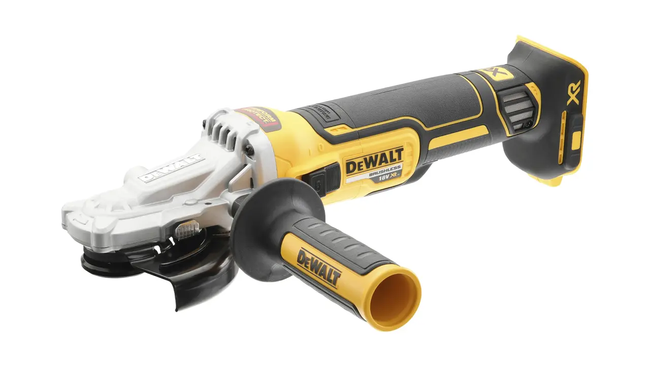 18V XR Brushless 125mm Flat Head Angle Grinder (Tool Only)
