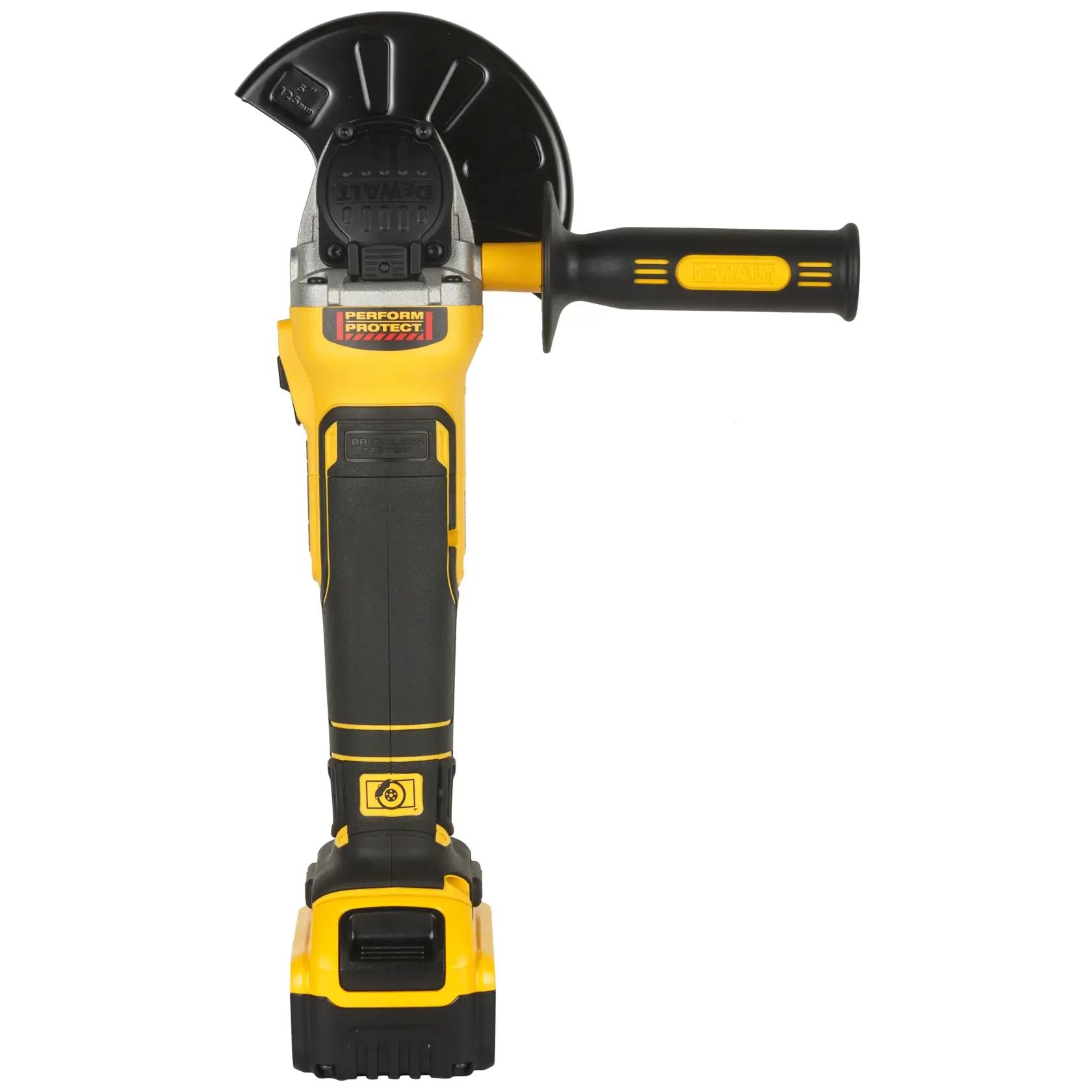 DEWALT® 18V XR® Brushless 125mm Angle Grinder - 2 x 5Ah