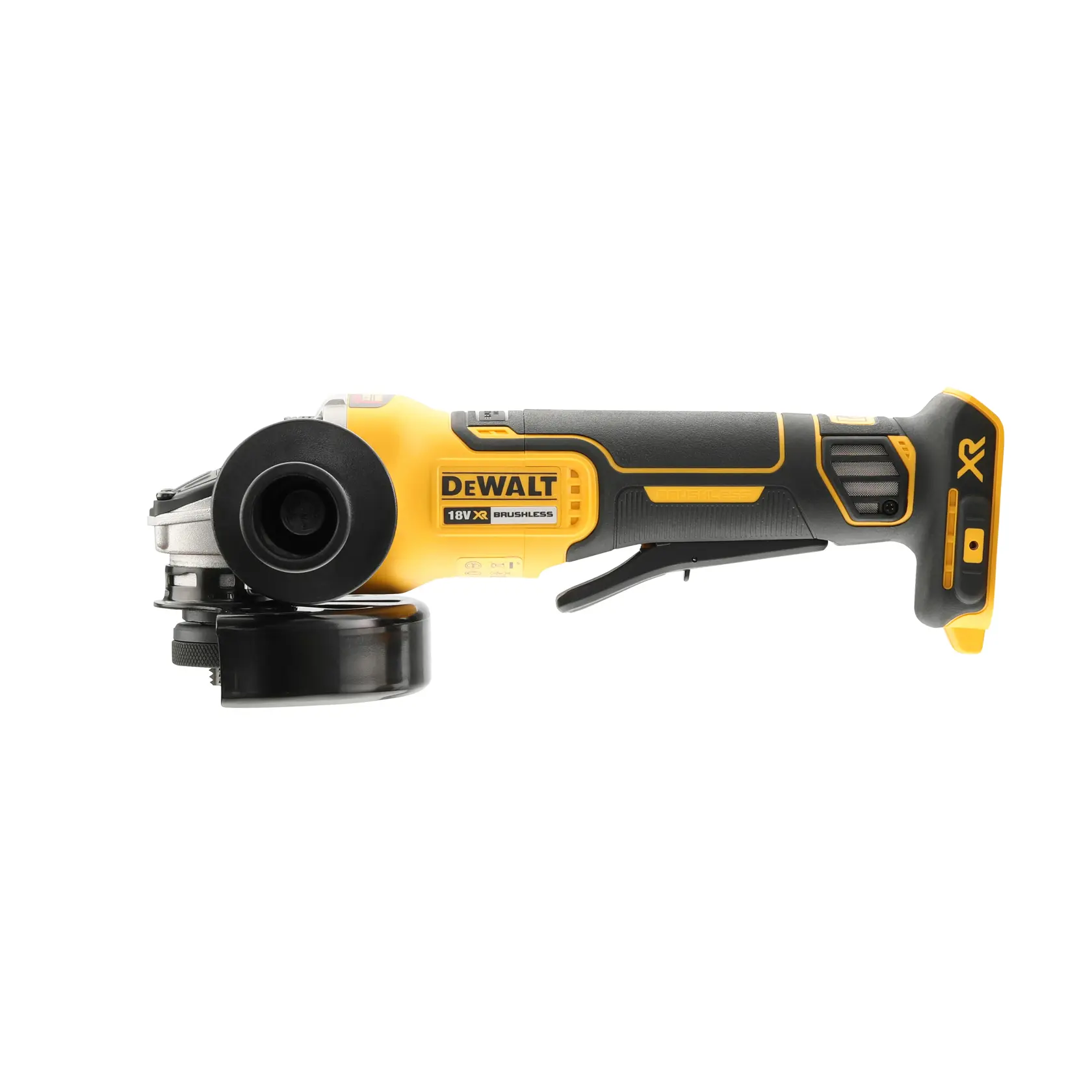 DEWALT® 18V XR® Brushless 125mm Paddle Switch Angle Grinder (Tool Only)