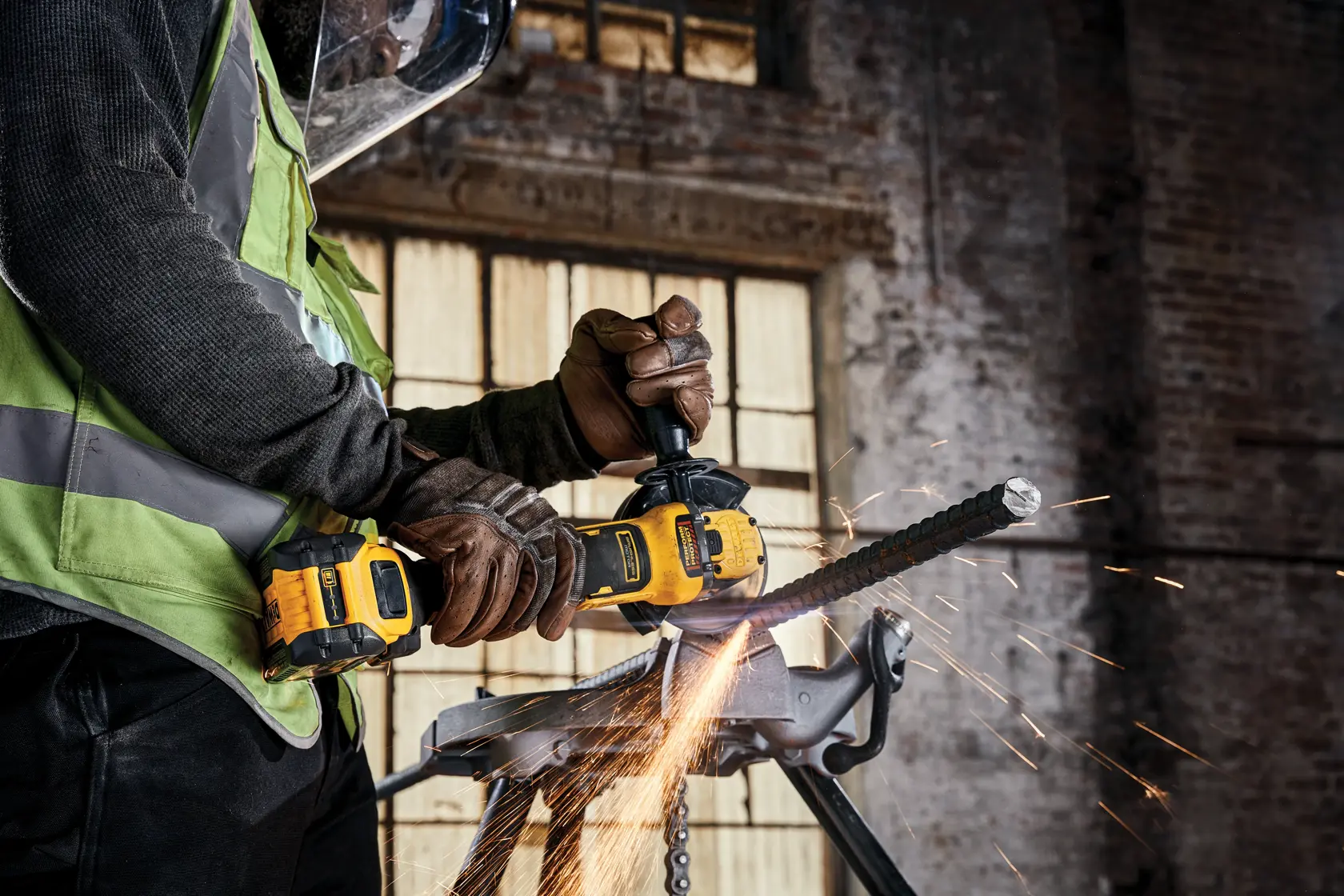 18V XR® Brushless 125mm Angle Grinder - Tool Only In TSTAK®