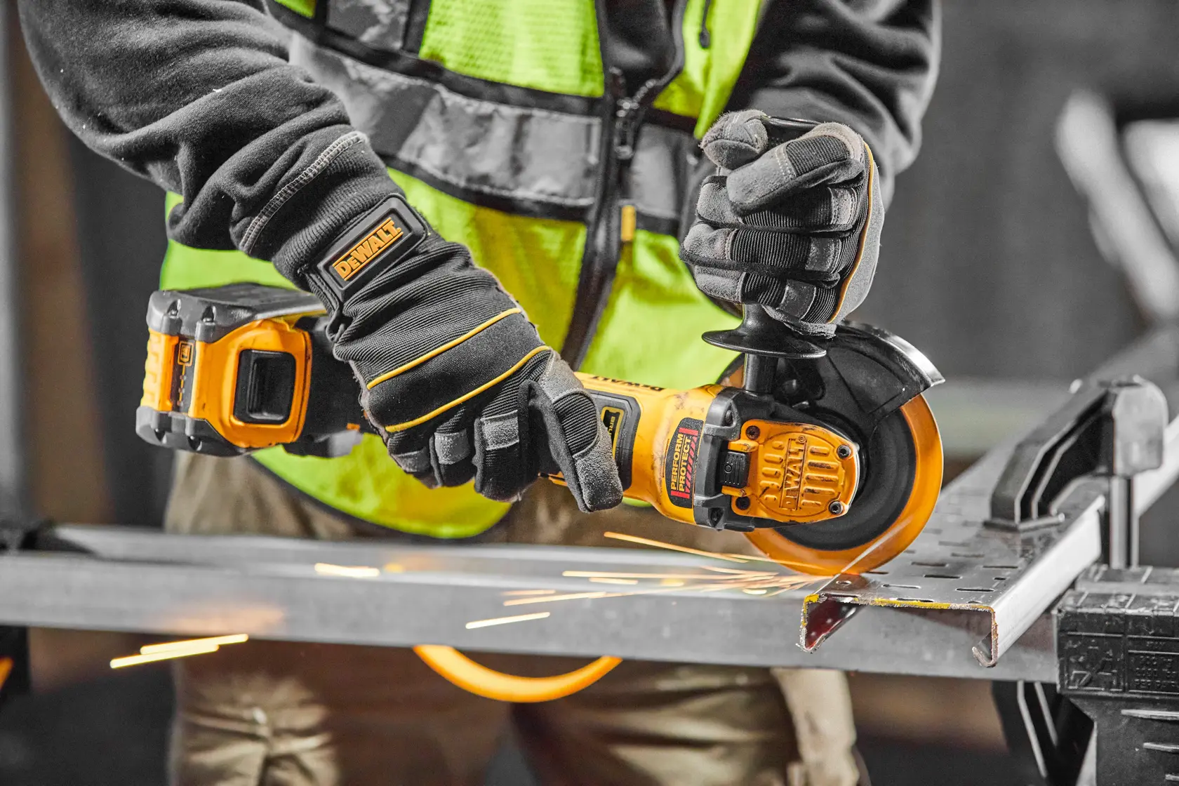 18V XR® Brushless 125mm Angle Grinder - Tool Only In TSTAK®