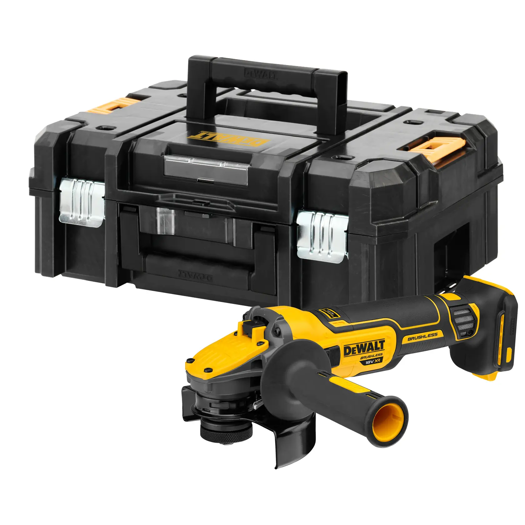 18V XR® Brushless 125mm Angle Grinder - Tool Only In TSTAK®