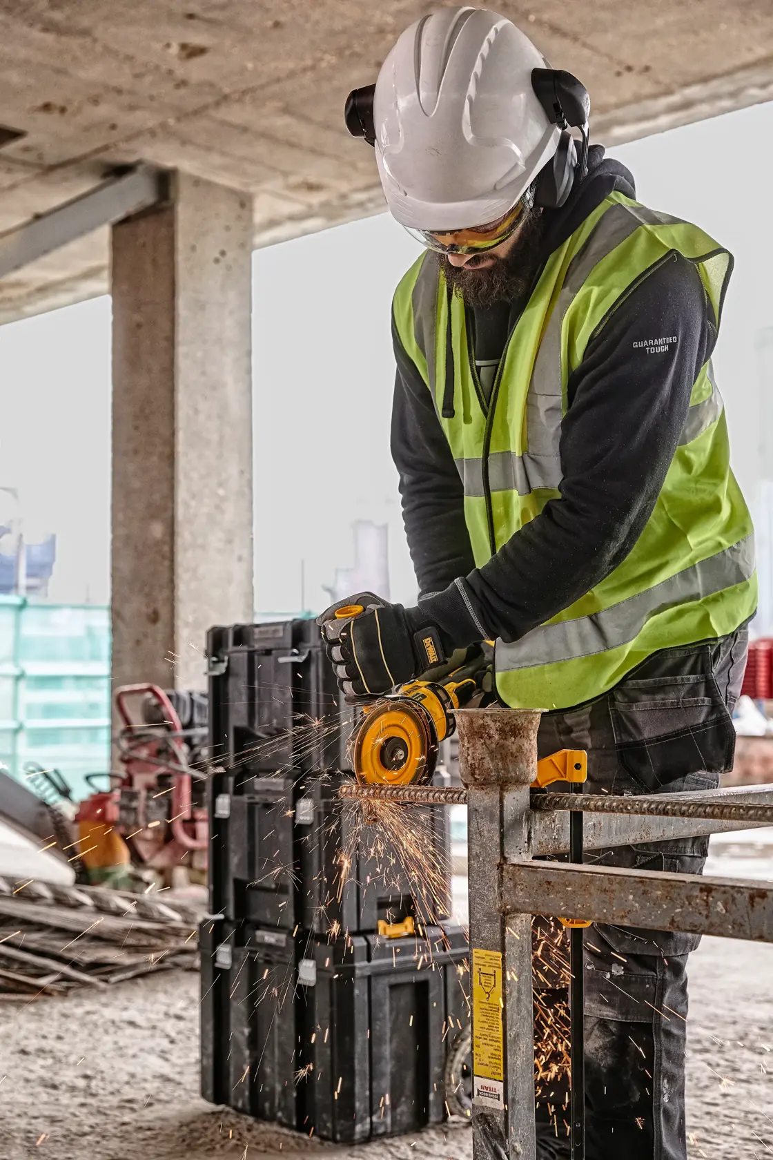 DEWALT® 54V XR FLEXVOLT® 125mm Angle Grinder - 2 x FLEXVOLT® 6Ah
