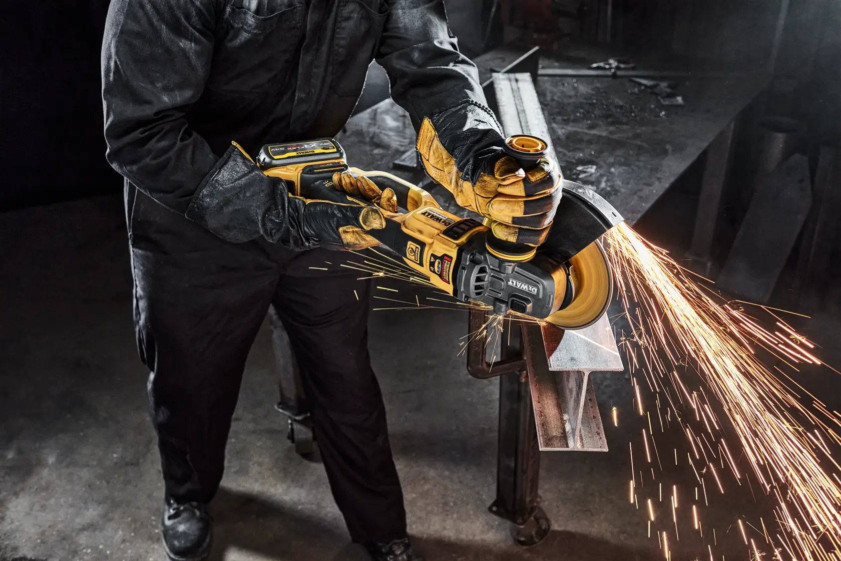 54V XR Flexvolt® 230mm Angle Grinder - Tool Only In Kit Box