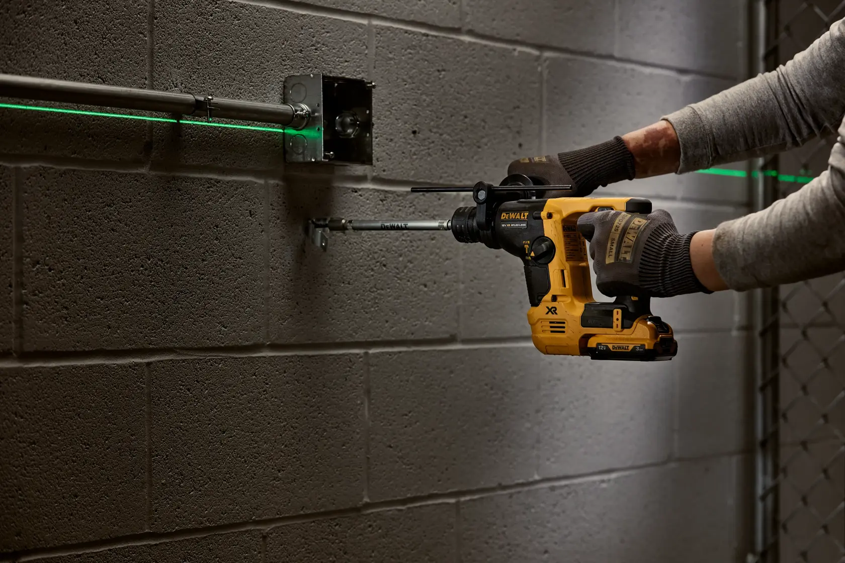 12V XR® 14mm Brushless SDS-plus Hammer Drill (bare Unit In T-stak Kitbox)