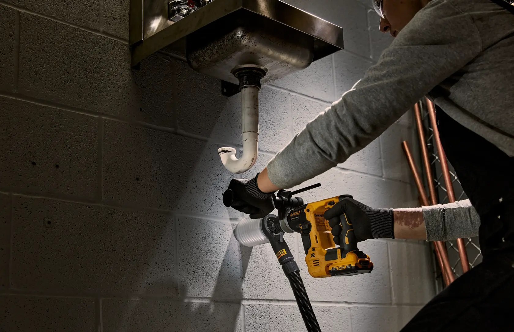 12V XR® 14mm Brushless SDS-plus Hammer Drill (bare Unit In T-stak Kitbox)