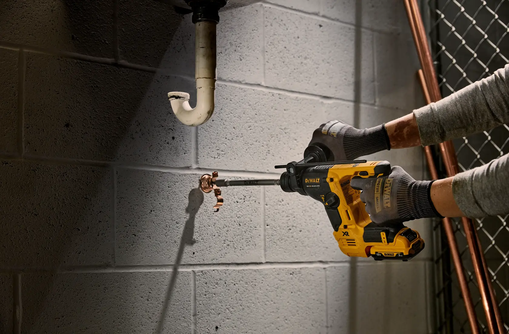 12V XR® 14mm Brushless SDS-plus Hammer Drill (bare Unit In T-stak Kitbox)