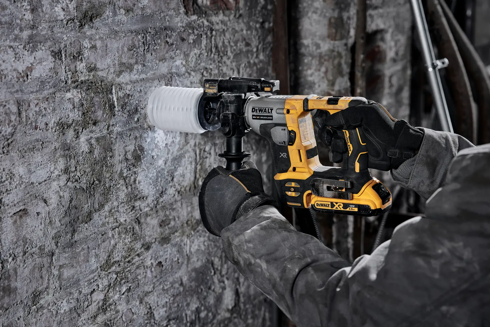 18v 16mm XR® Brushless SDS-plus Hammer Drill - Bare Unit In T-stak Box