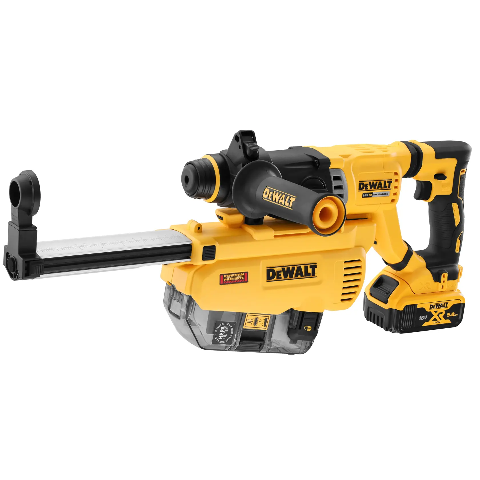 18V XR® Brushless SDS-Plus Hammer Drill (28 mm) (1 X 5 Ah)
