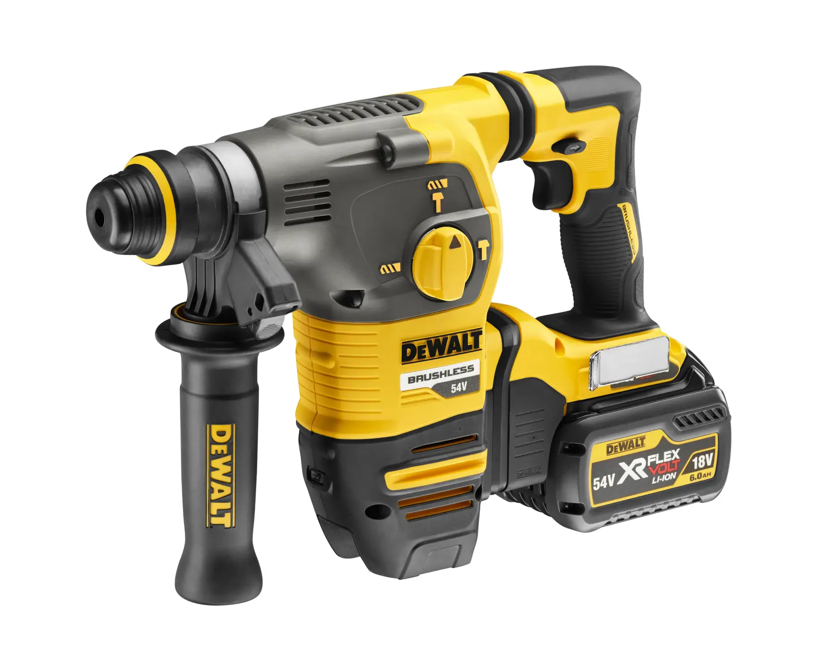 DEWALT® 54V XR FLEXVOLT® 28mm SDS Plus Hammer Drill - 2 X 6Ah