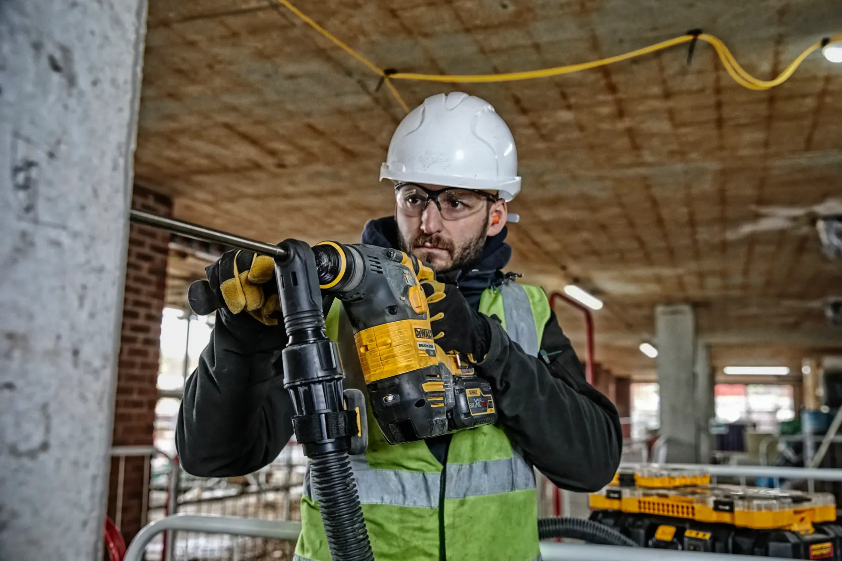 DEWALT® 54V XR FLEXVOLT® 28mm SDS Plus Hammer Drill - 2 X 6Ah