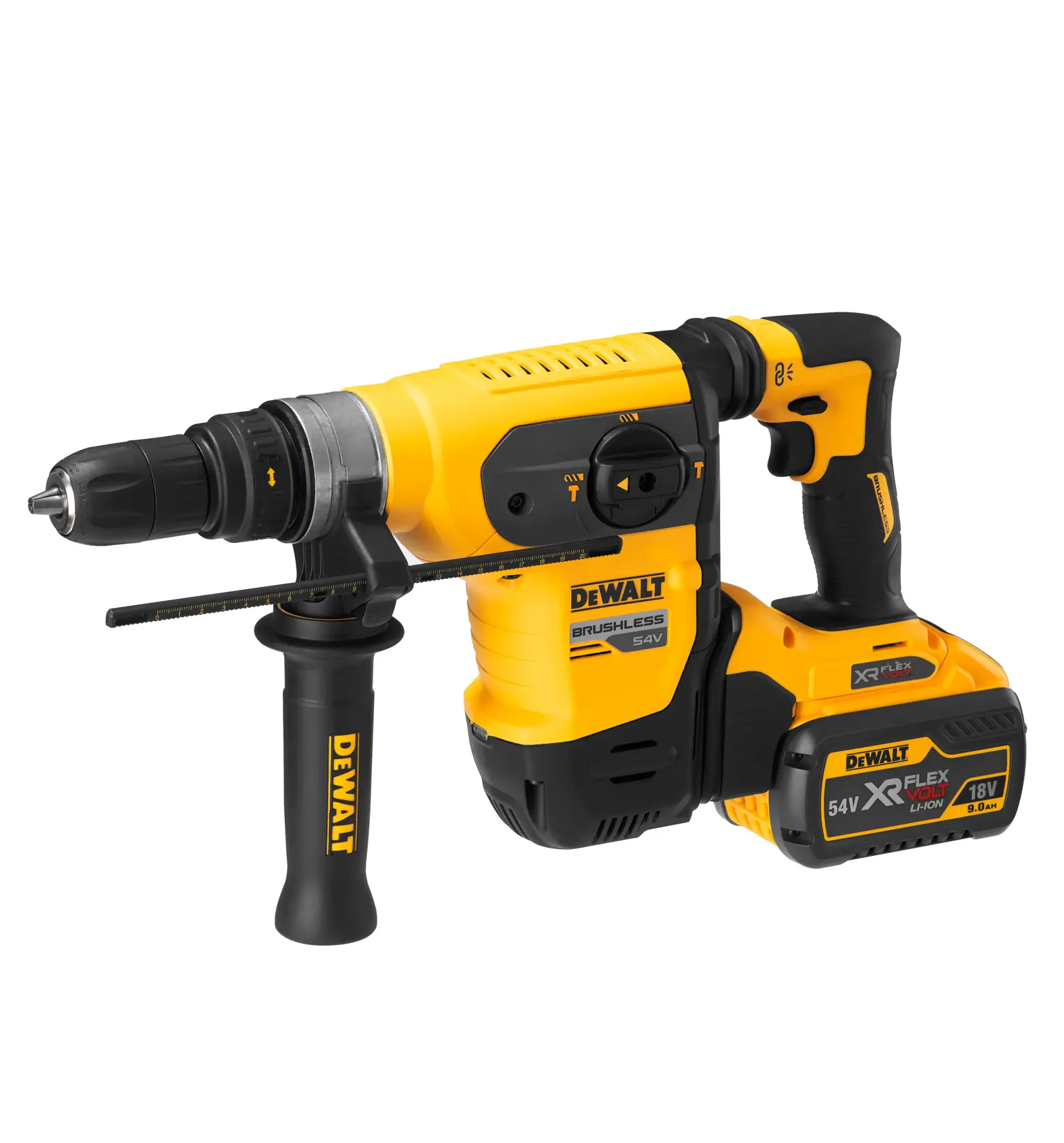 DEWALT® 54V XR FLEXVOLT® SDS Plus 32mm Rotary Hammer With QCC