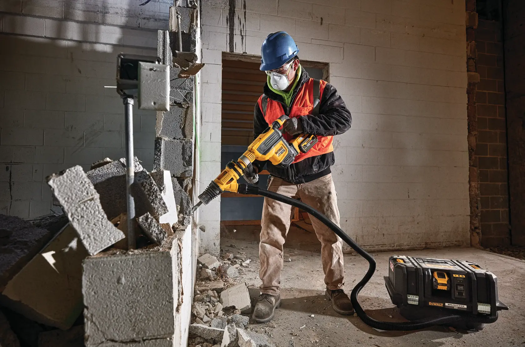 54v XR Flexvolt® 45mm SDS-MAX Hammer Drill - Bare Unit