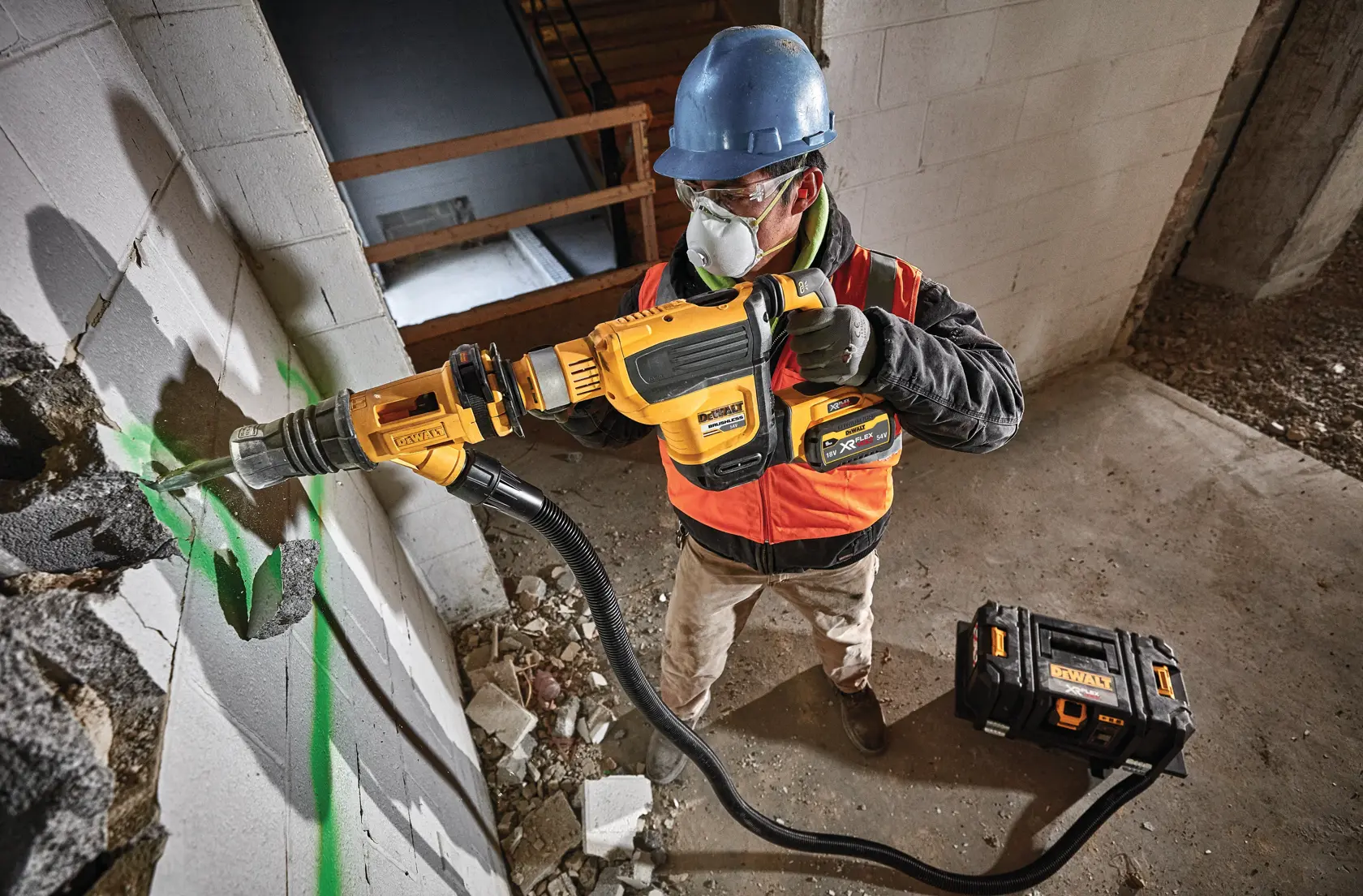 54v XR Flexvolt® 45mm SDS-MAX Hammer Drill - Bare Unit