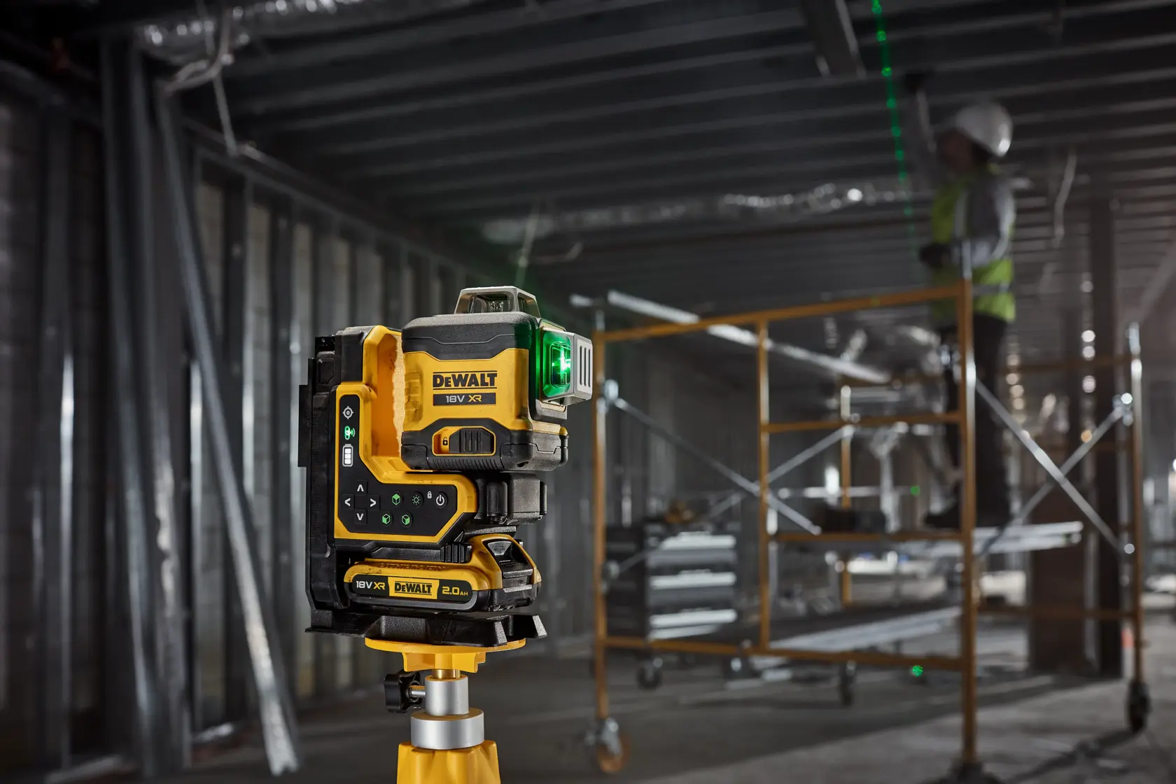 DEWALT® 18V XR® 3x360 Remote Control Laser