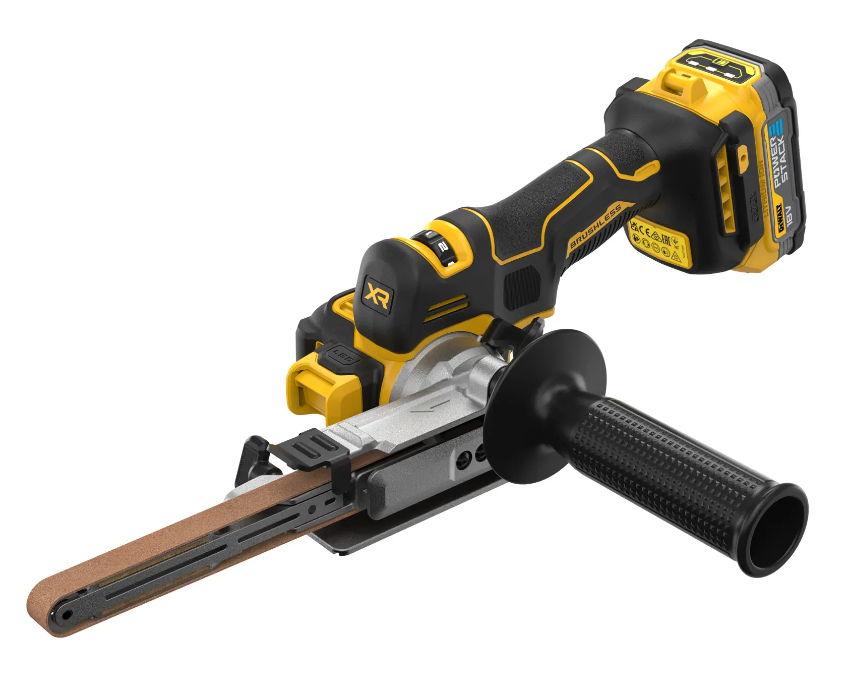 DEWALT® 18V XR® Brushless Band File - 2 x POWERSTACK 1.7Ah