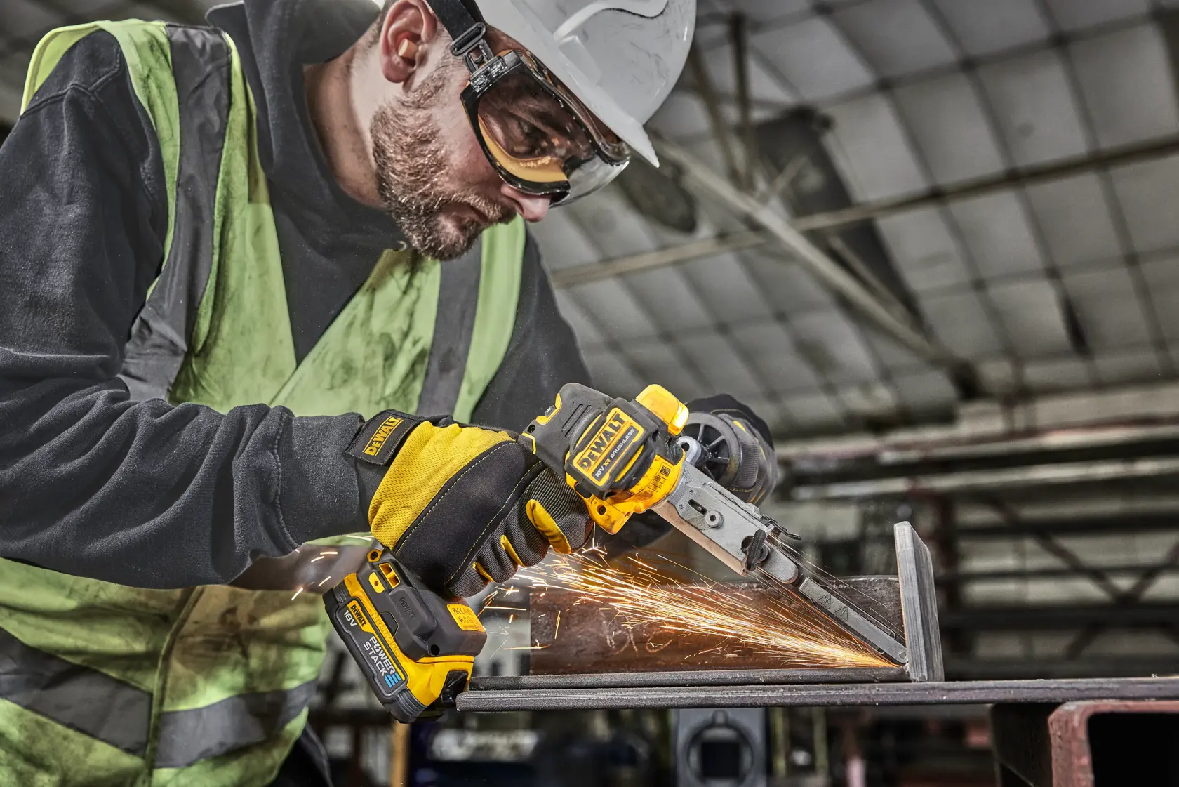 DEWALT® 18V XR® Brushless Band File - 2 x POWERSTACK 1.7Ah