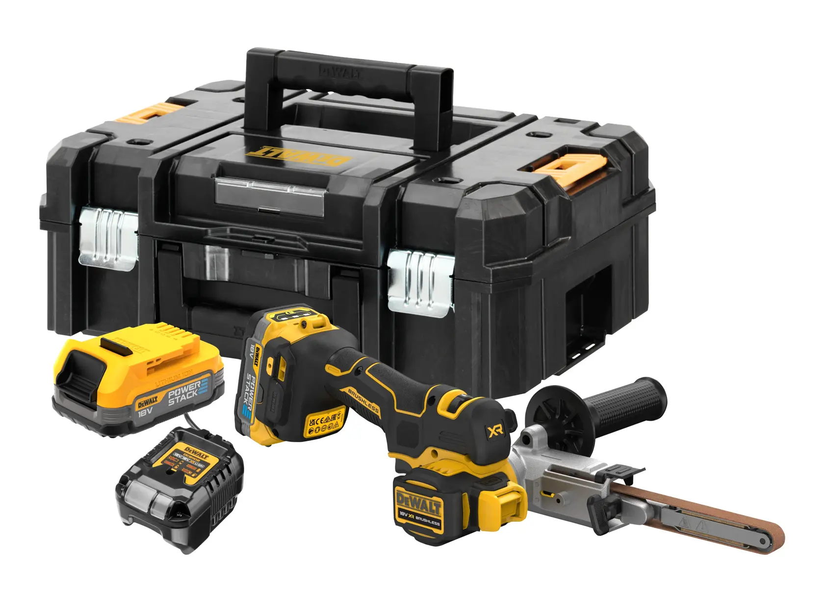 DEWALT® 18V XR® Brushless Band File - 2 x POWERSTACK 1.7Ah