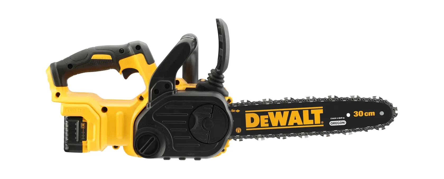DEWALT® 18V XR® Brushless 30cm Compact Chainsaw - 1 x 5Ah