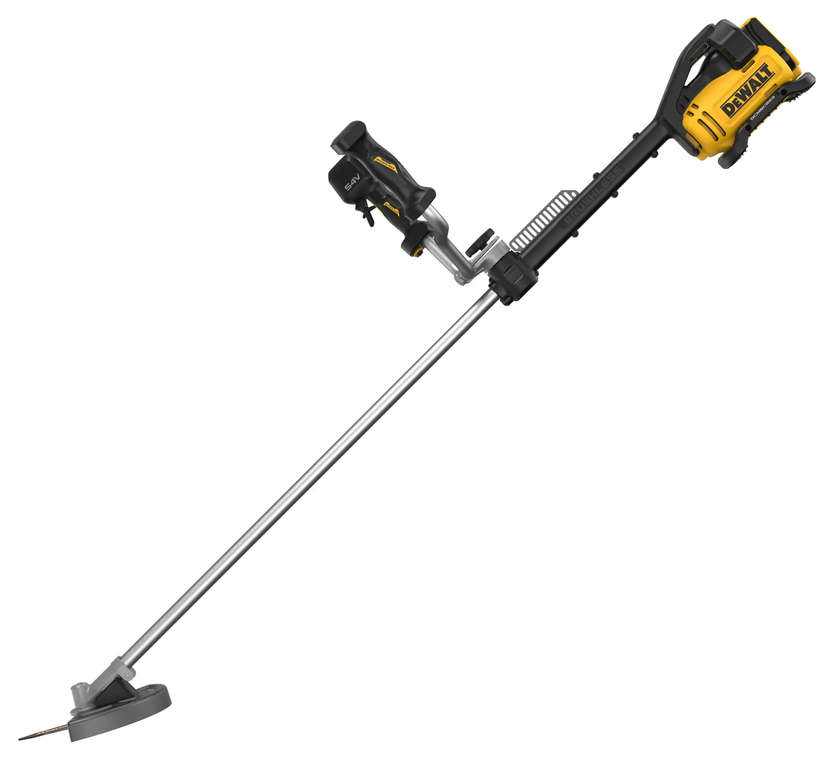 Cortabordes DEWALT DCMBC823N, DCMBC823N-XJ. Herramienta de jardinería inalámbrica amarilla y negra.