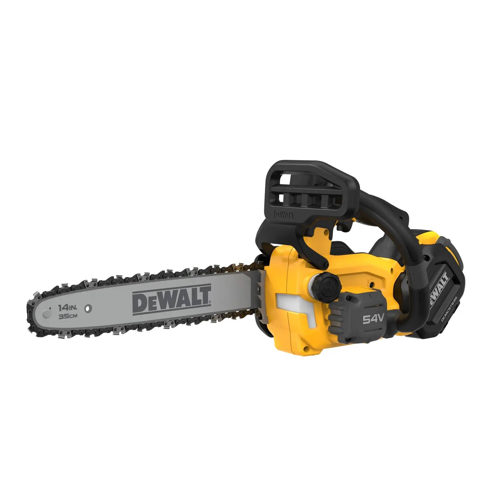 DEWALT® 54V XR FLEXVOLT® 35cm Top Handle Chainsaw - 1 x 9Ah