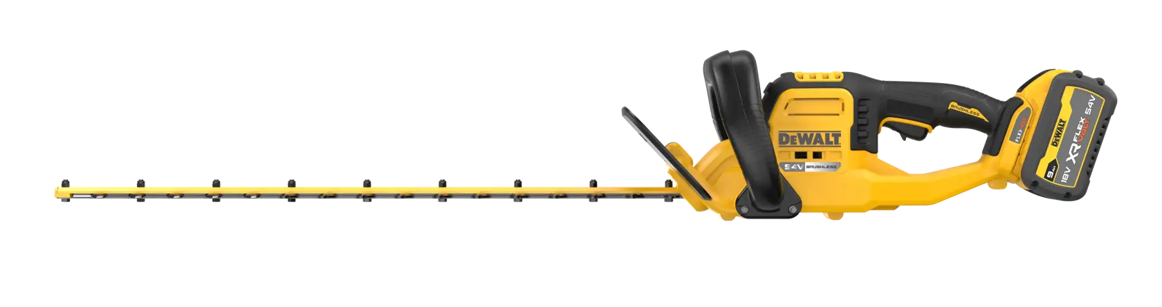 DEWALT® 54V XR FLEXVOLT® 65cm Hedge Trimmer (31mm Blade Gap) - 1 x 9Ah