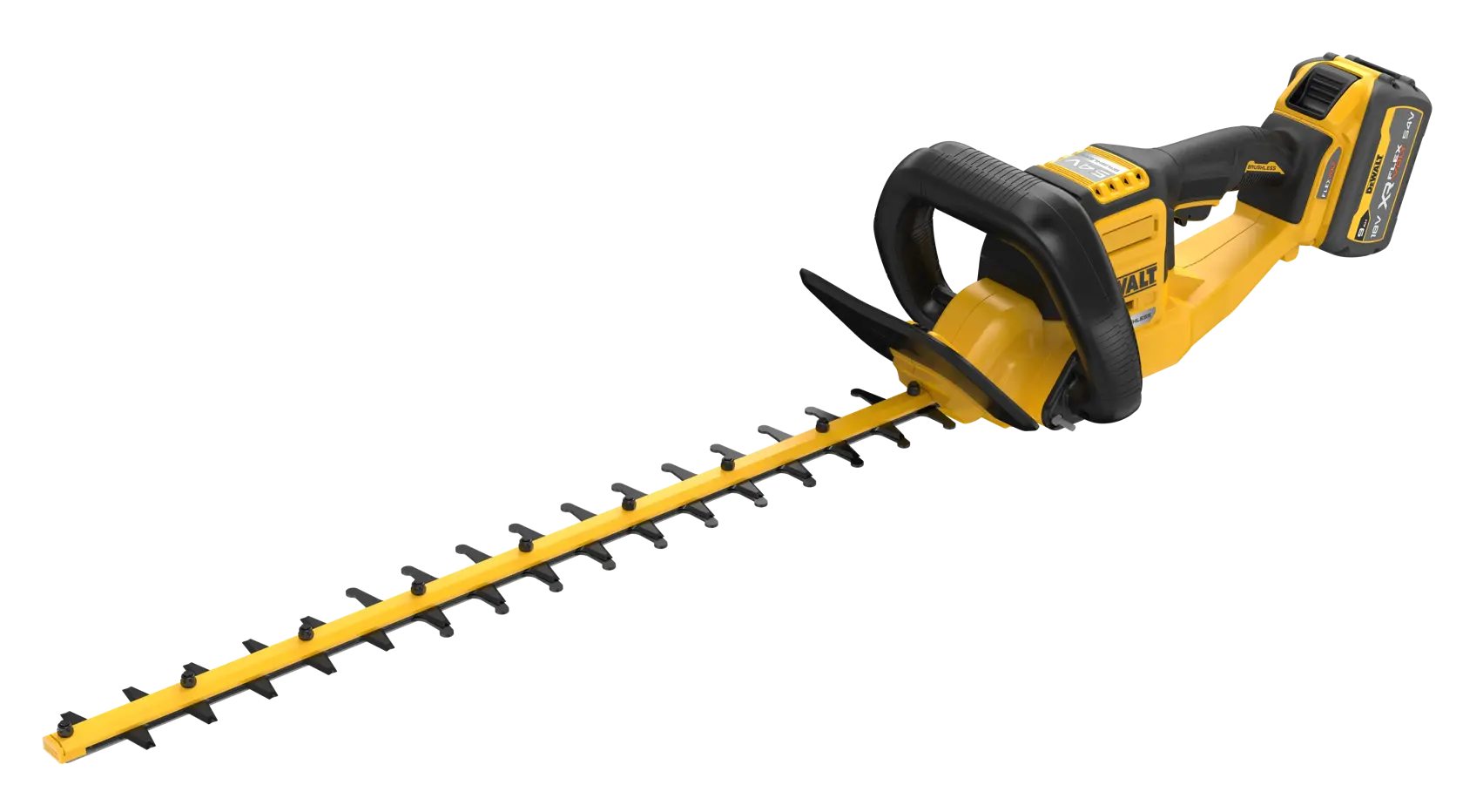DEWALT® 54V XR FLEXVOLT® 65cm Hedge Trimmer (31mm Blade Gap) - 1 x 9Ah